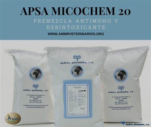 APSA MICOCHEM 20 (پرمیکس ضد قارچ و توکسین بایندر)